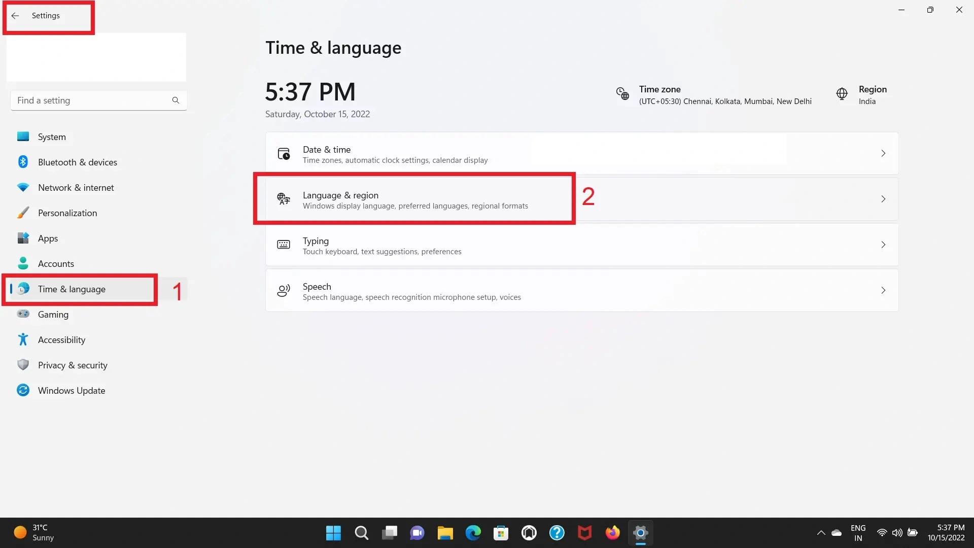 Add Punjabi language keyboard windows 11